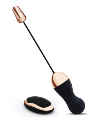 Oeuf vibrant noir 10 vitesses USB 